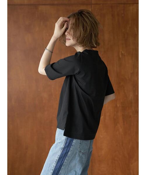 YECCA VECCA（イェッカヴェッカ）の「UVカットコットンTee（Tシャツ/カットソー・レディース・ブラック/オフホワイト・FREE）」の20枚目の写真