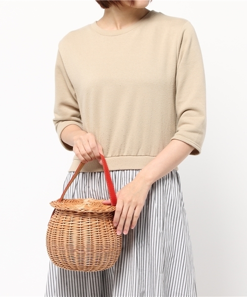 rosa mosa（ロサモサ）の「◎ ROSA MOSA / round basket（トートバッグ 
