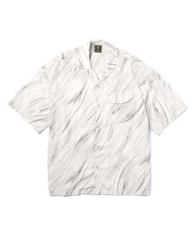 パターンオープンカラーシャツ