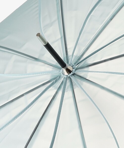 Afternoon Tea(アフタヌーンティー)の「パウダリーフローラルビニル傘(長傘・レディース・ラベンダー/サックスブルー・ONE SIZE)」の5枚目の写真