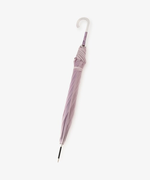 Afternoon Tea(アフタヌーンティー)の「パウダリーフローラルビニル傘(長傘・レディース・ラベンダー/サックスブルー・ONE SIZE)」の7枚目の写真