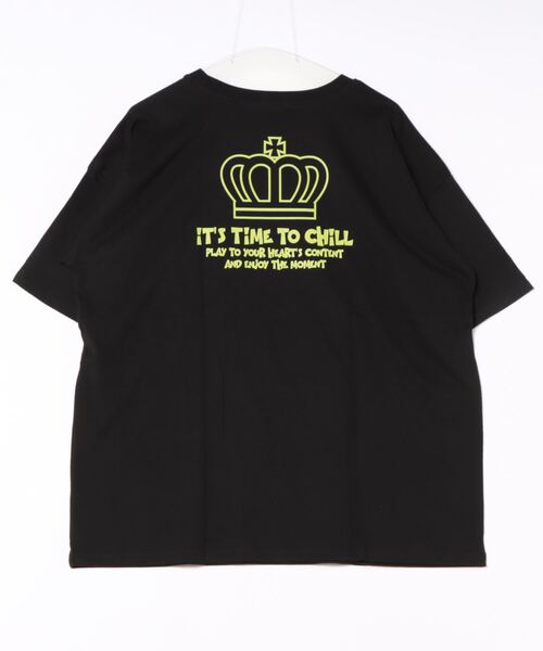 BABYDOLL(ベビードール)の「親子お揃い 転写ロゴ Tシャツ 9519A(Tシャツ/カットソー・レディース・ブラック/ホワイト・S/M/XL/L)」の4枚目の写真