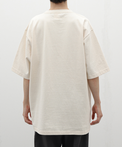 Snow Peak(スノーピーク)の「SNOWPEAK / スノーピーク Recycled Cotton Heavy T-Shirt TS-22SU401R(Tシャツ/カットソー・メンズ・ブラック/オートミール・MEDIUM/LARGE/X-LARGE)」の7枚目の写真