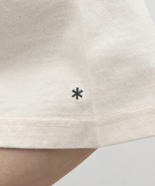 Snow Peak(スノーピーク)の「SNOWPEAK / スノーピーク Recycled Cotton Heavy T-Shirt TS-22SU401R(Tシャツ/カットソー・メンズ・ブラック/オートミール・MEDIUM/LARGE/X-LARGE)」の15枚目の写真