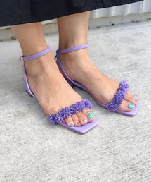 mirem（ミレム）の「Flower flat sandals（サンダル）」