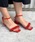mirem�i�~�����j�́uFlower flat sandals�i�T���_���j�v�b���b�h�n���̑�