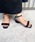 mirem�i�~�����j�́uFlower flat sandals�i�T���_���j�v�b�u���b�N