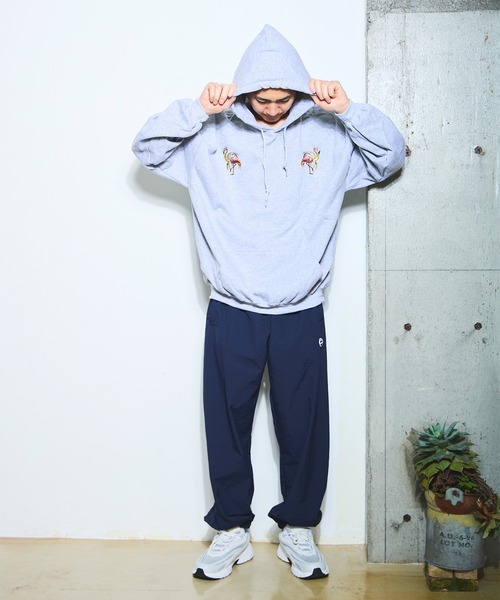 AlexanderLeeChang（アレキサンダーリーチャン）の「AlexanderLeeChang アレキサンダーリーチャン / BLC HOODIE [BANAMINGO] バナミンゴ刺繍ビッグシルエットパーカー / BC-012417（パーカー・メンズ・ブラック/グレー/ミント・XX-LARGE/X-LARGE/MEDIUM/LARGE）」の21枚目の写真