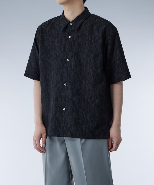 UNITED TOKYO（ユナイテッドトウキョウ）の「FSVジャガードシャツ（シャツ/ブラウス・メンズ・ブラック/オリーブ・1/2）」の17枚目の写真