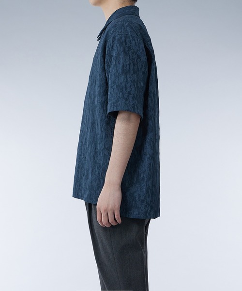 UNITED TOKYO（ユナイテッドトウキョウ）の「FSVジャガードシャツ（シャツ/ブラウス・メンズ・ブラック/オリーブ・1/2）」の11枚目の写真