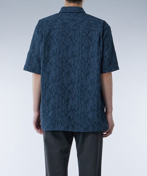 UNITED TOKYO（ユナイテッドトウキョウ）の「FSVジャガードシャツ（シャツ/ブラウス・メンズ・ブラック/オリーブ・1/2）」の10枚目の写真