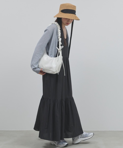 paravion(パラビオン)の「リボン麦わらハット(ハット・レディース・ベージュ/アイボリー・FREE)」の14枚目の写真