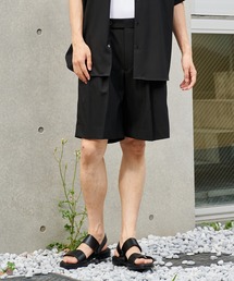 markaware | DOUBLE PLEATED CLASSIC WIDE SHORTS(スラックス)