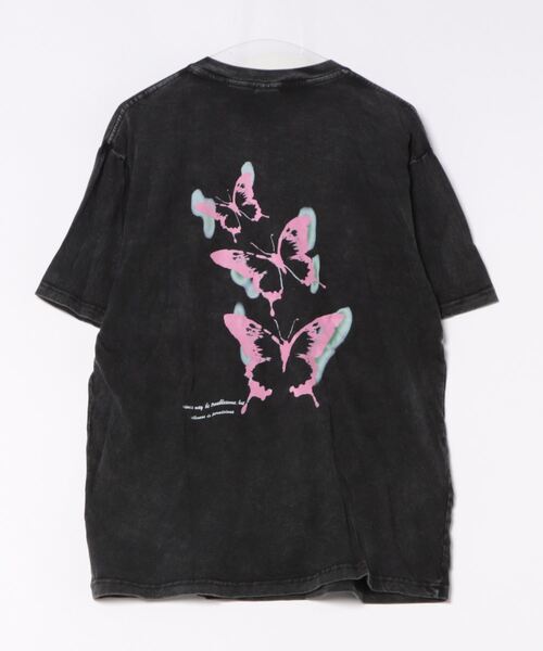 GEMEDA(ジェメダ)の「2wayバタフライTシャツ(Tシャツ/カットソー・レディース・ブラック/ブラック系・M)」の7枚目の写真