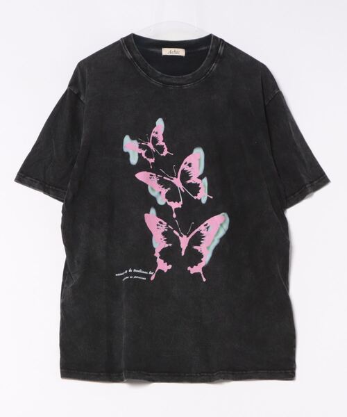 GEMEDA(ジェメダ)の「2wayバタフライTシャツ(Tシャツ/カットソー・レディース・ブラック/ブラック系・M)」の15枚目の写真
