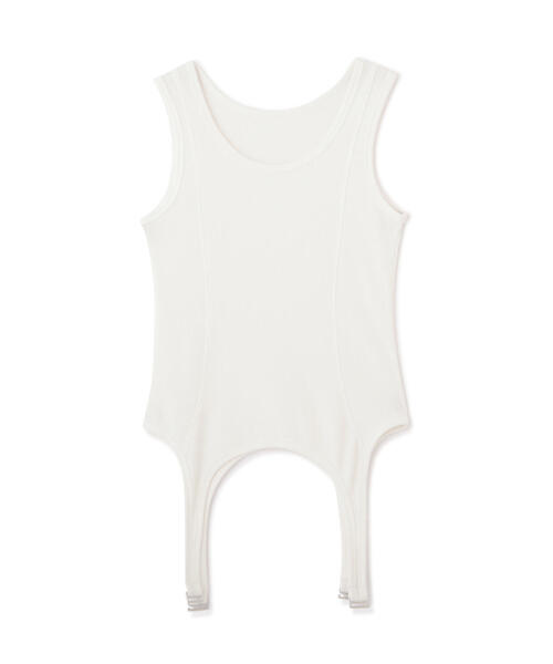 FREE'S MART(フリーズマート)の「テレコガータータンクトップ(タンクトップ・レディース・ホワイト/ブラック・FREE)」の21枚目の写真