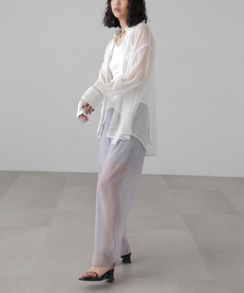 FREE'S MART(フリーズマート)の「テレコガータータンクトップ(タンクトップ・レディース・ホワイト/ブラック・FREE)」の15枚目の写真