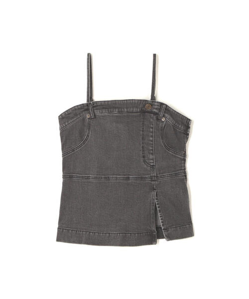 N.（N. Natural Beauty Basic）（エヌエヌナチュラルビューティーベーシック）の「◆デニムベアビスチェ（ベスト・レディース・ブラック/ブルー・MEDIUM）」の11枚目の写真