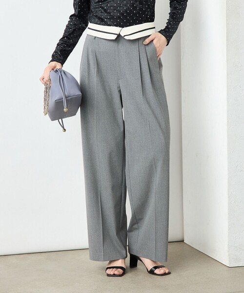 【最安値】 NOLLEY'S Sophi（ノーリーズソフィ）の「ウォッシャブルウエスト パンツ