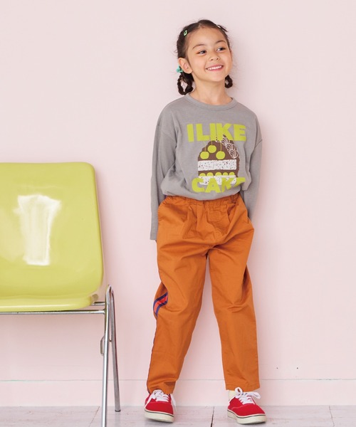 BIG FIELD(ビッグフィールド)の「ツイルサイドテープタックパンツ(その他パンツ・キッズ・モスグリーン/アイボリー/ネイビー/キャメル・100/95/130/150/140/80/120/110/90)」の20枚目の写真