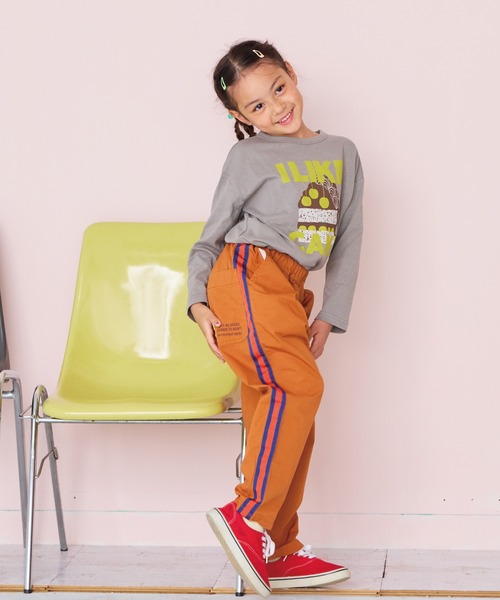 BIG FIELD(ビッグフィールド)の「ツイルサイドテープタックパンツ(その他パンツ・キッズ・モスグリーン/アイボリー/ネイビー/キャメル・100/95/130/150/140/80/120/110/90)」の21枚目の写真