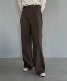 ハイウエストワイドストレートパンツ