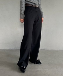 ハイウエストワイドストレートパンツ