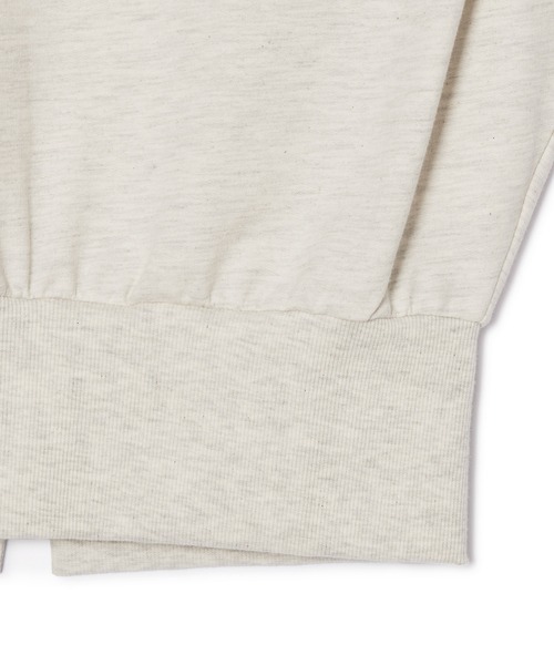 ROPE' PICNIC(ロペピクニック)の「汗染み防止/バックスリットフレンチスリーブミニ裏毛プルオーバー(スウェット・レディース・チャコールグレー/ライトグレー/ホワイト/グレー系その他・38)」の12枚目の写真