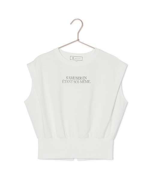 ROPE' PICNIC(ロペピクニック)の「汗染み防止/バックスリットフレンチスリーブミニ裏毛プルオーバー(スウェット・レディース・チャコールグレー/ライトグレー/ホワイト/グレー系その他・38)」の22枚目の写真