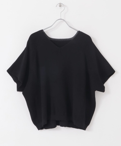#特別セール【❤️メルヘン88❤️】黒ニットセーター　ウール10% 10377【美品・近年モデル】セリーヌ☆Lサイズピエロ黒ニット