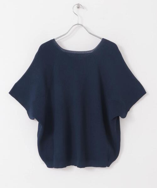 SENSE OF PLACE by URBAN RESEARCH（センスオブプレイスバイアーバンリサーチ）の「Vネックドルマンセーター（ニット/セーター・レディース・ネイビー/レッド/アイボリー/ブラック・ONE）」の20枚目の写真