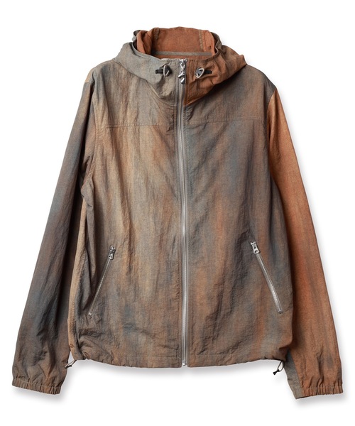 JIEDA(ジエダ)の「DYED NYLON PARKA(マウンテンパーカー・メンズ・ブラウン系・1/2)」の10枚目の写真