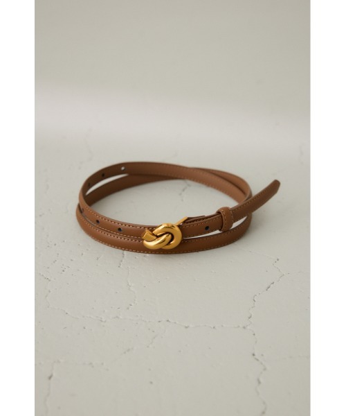 crie conforto（クリーコンフォルト）の「プレッツェルベルト（ベルト・レディース・ブラック/キャメル・FREE）」の12枚目の写真