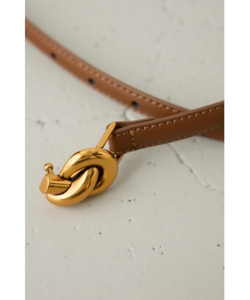 crie conforto（クリーコンフォルト）の「プレッツェルベルト（ベルト・レディース・ブラック/キャメル・FREE）」の18枚目の写真