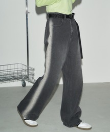 Auntie Rosa Holiday | サイドラインワイドデニム(デニムパンツ)