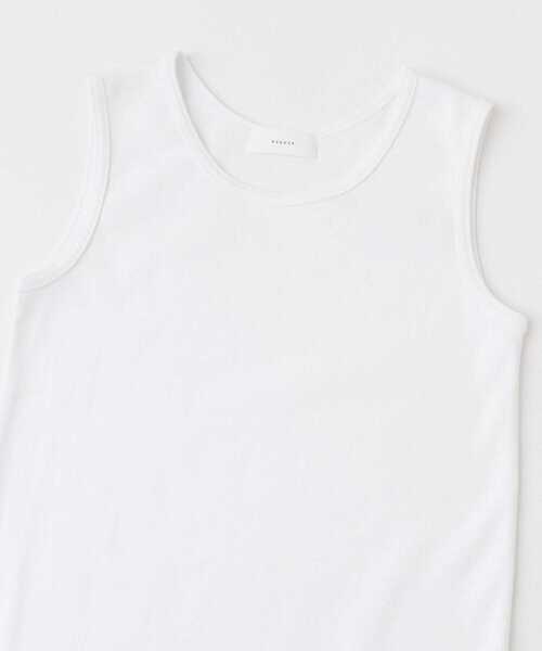 かぐれ（カグレ）の「コットンタンクトップ（タンクトップ・レディース・ブラック/オフホワイト/ベージュ/グレー・FREE）」の15枚目の写真