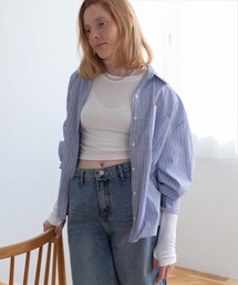 multi stripe shirt