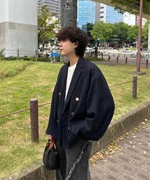 INTER FACTORY | おだまや - 短丈金ボタンテーラードジャケット - made in INTERFACTORY(テーラードジャケット)