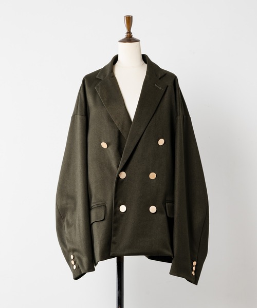 INTER FACTORY（インターファクトリー）の「おだまや - 短丈金ボタンテーラードジャケット - made in INTERFACTORY（テーラードジャケット・メンズ・ネイビー/チャコールグレー・MEDIUM/LARGE）」の11枚目の写真