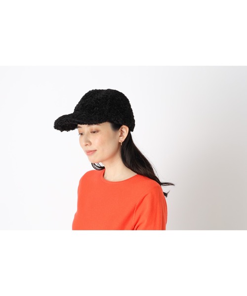 FURLA(フルラ)の「キャップ "プードルボア ロゴ入り"(キャップ・レディース・オフホワイト/ブラック/グレー・FREE)」の18枚目の写真