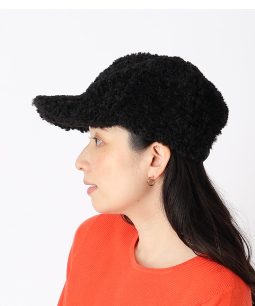 FURLA(フルラ)の「キャップ "プードルボア ロゴ入り"(キャップ・レディース・オフホワイト/ブラック/グレー・FREE)」の22枚目の写真