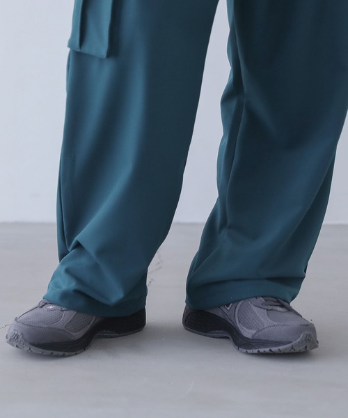n'OrLABEL（ノアールレーベル）の「『ストレートカーゴパンツ』（カーゴパンツ・メンズ・チャコール/ブルーグリーン・L/M）」の8枚目の写真