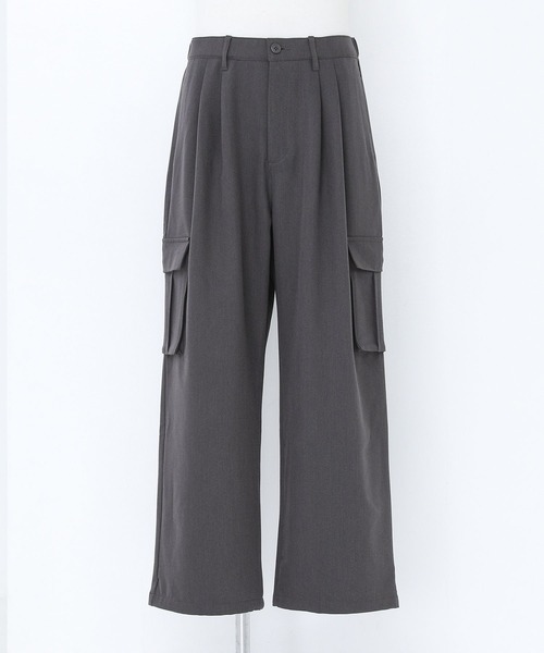 n'OrLABEL（ノアールレーベル）の「『ストレートカーゴパンツ』（カーゴパンツ・メンズ・チャコール/ブルーグリーン・L/M）」の19枚目の写真