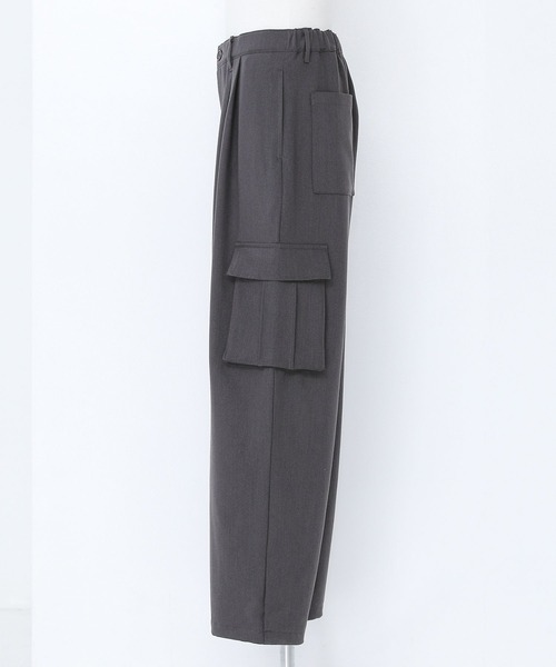 n'OrLABEL（ノアールレーベル）の「『ストレートカーゴパンツ』（カーゴパンツ・メンズ・チャコール/ブルーグリーン・L/M）」の20枚目の写真