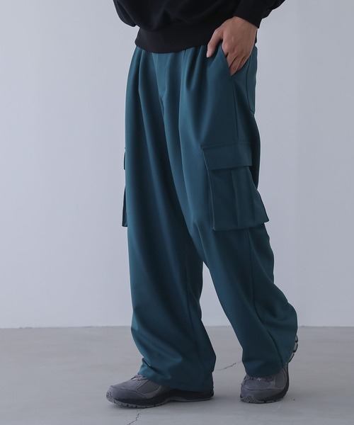 n'OrLABEL（ノアールレーベル）の「『ストレートカーゴパンツ』（カーゴパンツ・メンズ・チャコール/ブルーグリーン・L/M）」の3枚目の写真