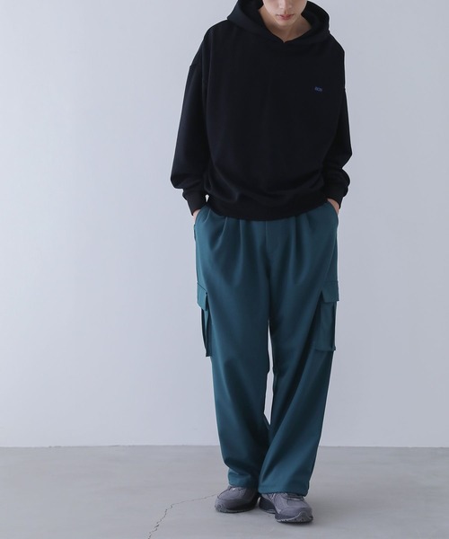 n'OrLABEL（ノアールレーベル）の「『ストレートカーゴパンツ』（カーゴパンツ・メンズ・チャコール/ブルーグリーン・L/M）」の12枚目の写真