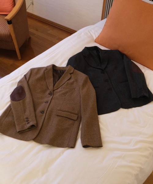 INTER FACTORY(インターファクトリー)の「haruka - アソート2wayテーラードジャケット - made in INTERFACTORY(テーラードジャケット・レディース・チャコールグレー/ブラウン・FREE)」の9枚目の写真