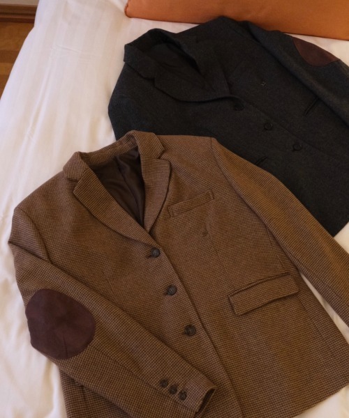 INTER FACTORY(インターファクトリー)の「haruka - アソート2wayテーラードジャケット - made in INTERFACTORY(テーラードジャケット・レディース・チャコールグレー/ブラウン・FREE)」の17枚目の写真