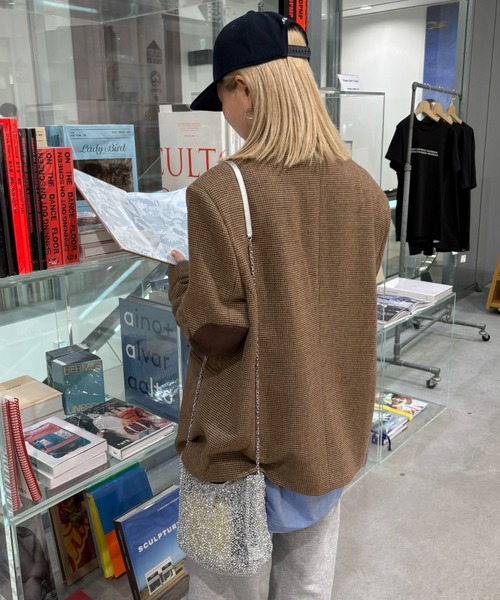 INTER FACTORY(インターファクトリー)の「haruka - アソート2wayテーラードジャケット - made in INTERFACTORY(テーラードジャケット・レディース・チャコールグレー/ブラウン・FREE)」の11枚目の写真