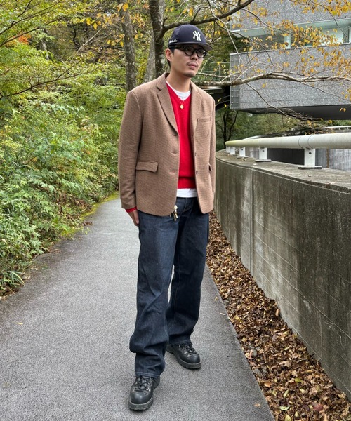 INTER FACTORY(インターファクトリー)の「haruka - アソート2wayテーラードジャケット - made in INTERFACTORY(テーラードジャケット・レディース・チャコールグレー/ブラウン・FREE)」の7枚目の写真